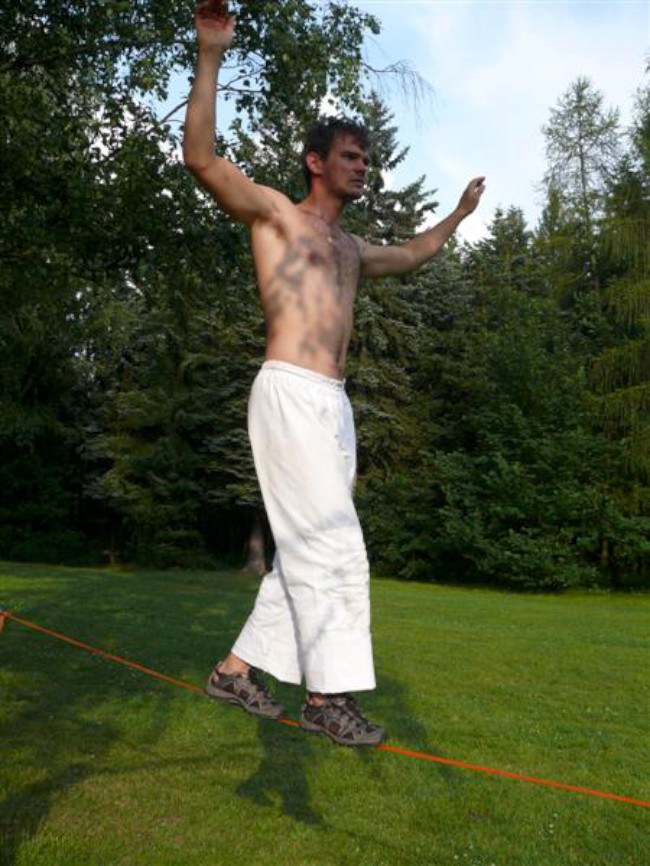 Slackline akce v Borském parku, Plzeň