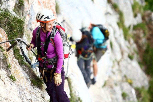 Výstup na Großer Donnerkogel, Intersport Klettersteig, Rakousko
