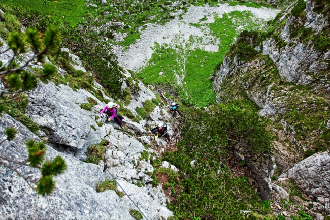 Výstup na Großer Donnerkogel, Intersport Klettersteig, Rakousko