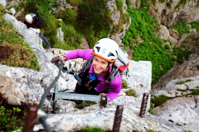 Výstup na Großer Donnerkogel, Intersport Klettersteig, Rakousko