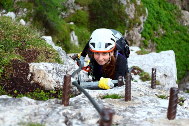 Výstup na Großer Donnerkogel, Intersport Klettersteig, Rakousko