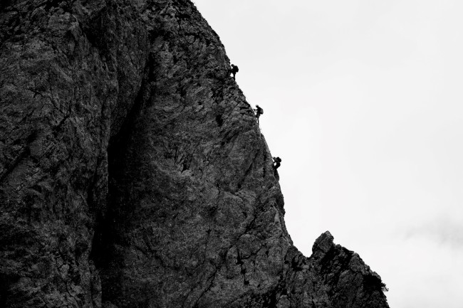 Výstup na Großer Donnerkogel, Intersport Klettersteig, Rakousko
