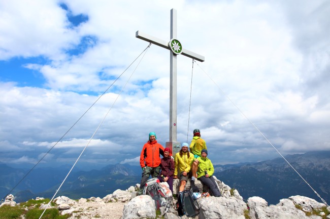 Výstup na Großer Donnerkogel, Intersport Klettersteig, Rakousko