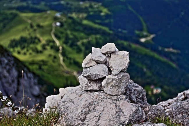 Výstup na Großer Donnerkogel, Intersport Klettersteig, Rakousko