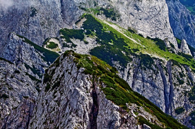 Výstup na Großer Donnerkogel, Intersport Klettersteig, Rakousko