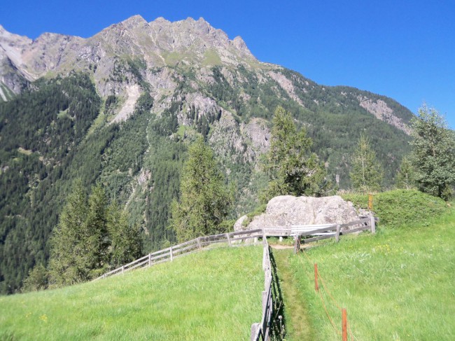 Klettersteig Reinhard Schiestl, sestup, Zajištěné cesty Längenfeld, Öetztálské Alpy, Tyrolsko, Rakousko