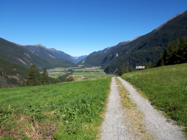 Klettersteig Reinhard Schiestl, sestup, Zajištěné cesty Längenfeld, Öetztálské Alpy, Tyrolsko, Rakousko