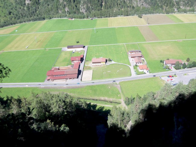 Klettersteig Reinhard Schiestl, sestup, Zajištěné cesty Längenfeld, Öetztálské Alpy, Tyrolsko, Rakousko