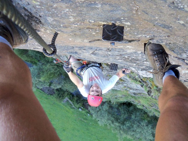 Klettersteig Reinhard Schiestl, výstup, Zajištěné cesty Längenfeld, Öetztálské Alpy, Tyrolsko, Rakousko