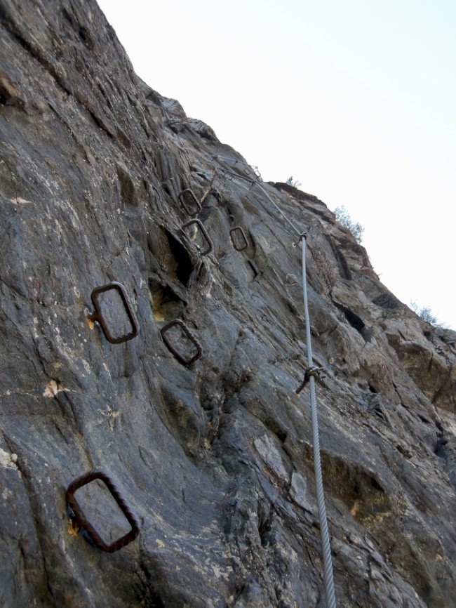 Klettersteig Reinhard Schiestl, výstup, Zajištěné cesty Längenfeld, Öetztálské Alpy, Tyrolsko, Rakousko