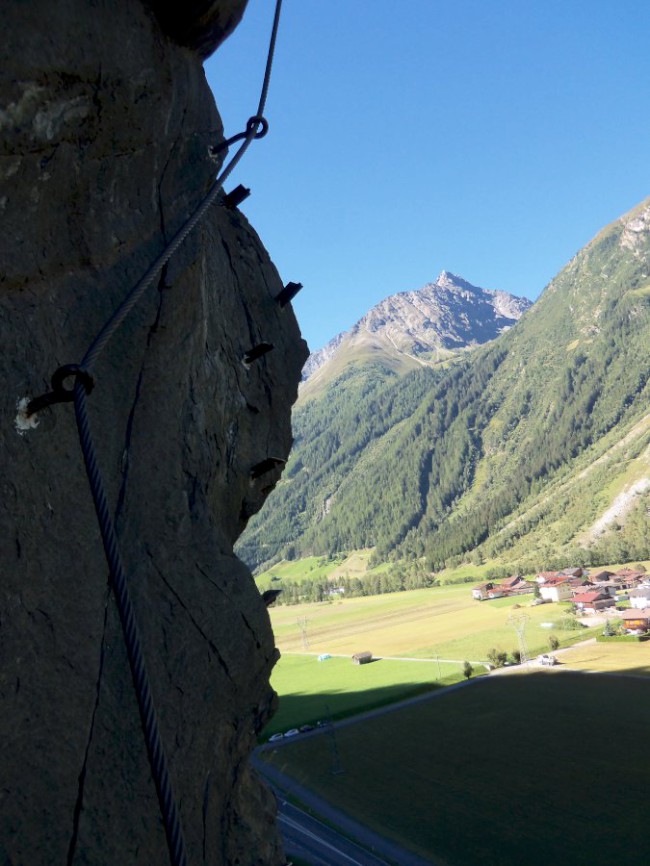 Klettersteig Reinhard Schiestl, výstup, Zajištěné cesty Längenfeld, Öetztálské Alpy, Tyrolsko, Rakousko