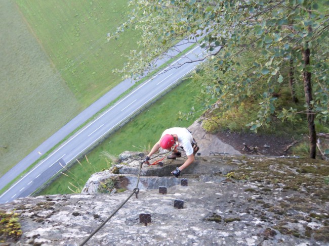 Klettersteig Reinhard Schiestl, výstup, Zajištěné cesty Längenfeld, Öetztálské Alpy, Tyrolsko, Rakousko