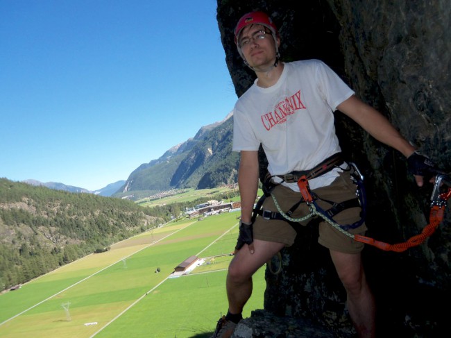 Klettersteig Reinhard Schiestl, výstup, Zajištěné cesty Längenfeld, Öetztálské Alpy, Tyrolsko, Rakousko