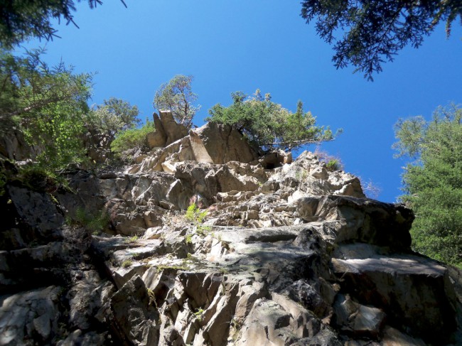 Klettersteig Lehner Wasserfall, Zajištěné cesty Längenfeld, Öetztálské Alpy, Tyrolsko, Rakousko