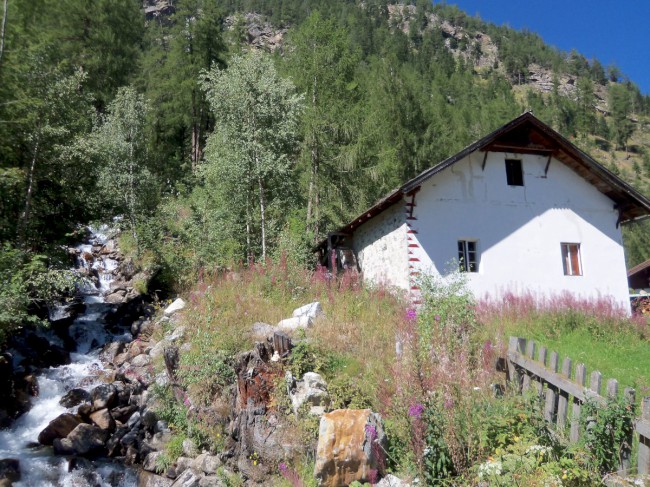 Klettersteig Lehner Wasserfall, Zajištěné cesty Längenfeld, Öetztálské Alpy, Tyrolsko, Rakousko