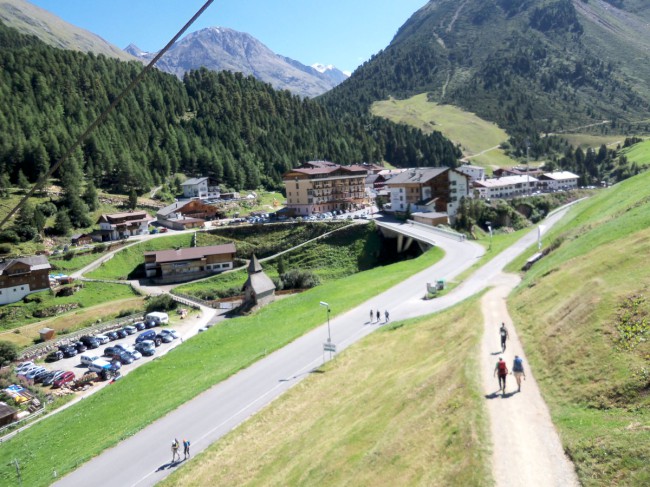 Vesnice Vent, Hochvent, Stablein, Wildspitze, Öetztálské Alpy, Tyrolsko, Rakousko