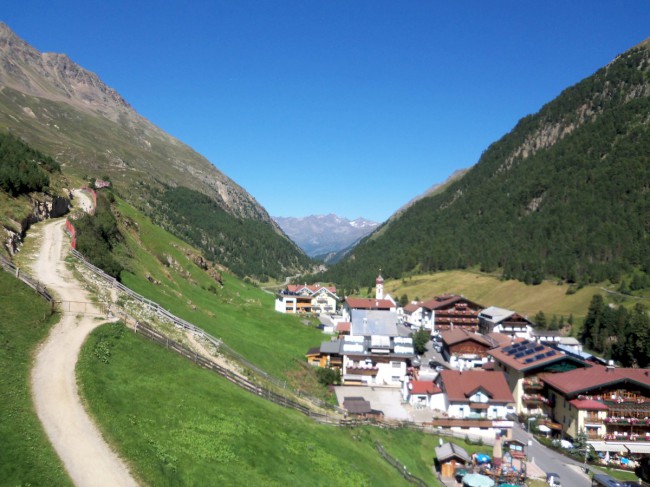 Vesnice Vent, Hochvent, Stablein, Wildspitze, Öetztálské Alpy, Tyrolsko, Rakousko