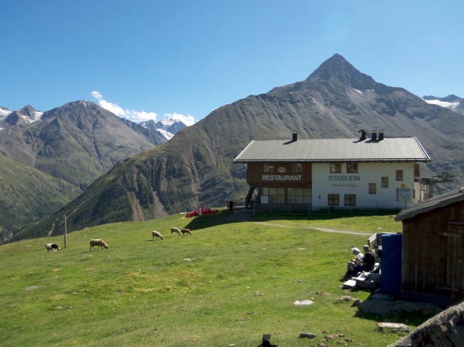 Vesnice Vent, Hochvent, Stablein, Wildspitze, Öetztálské Alpy, Tyrolsko, Rakousko