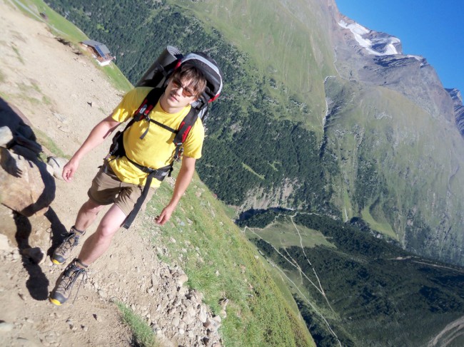 Breslauer hütte, Vratislavská chata, Wildspitze, Öetztálské Alpy, Tyrolsko, Rakousko