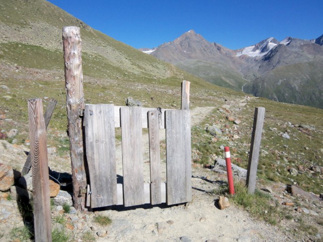 Breslauer hütte, Vratislavská chata, Wildspitze, Öetztálské Alpy, Tyrolsko, Rakousko