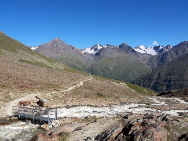 Breslauer hütte, Vratislavská chata, Wildspitze, Öetztálské Alpy, Tyrolsko, Rakousko