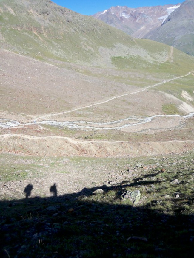 Breslauer hütte, Vratislavská chata, Wildspitze, Öetztálské Alpy, Tyrolsko, Rakousko