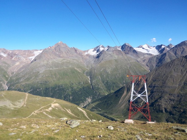 Breslauer hütte, Vratislavská chata, Wildspitze, Öetztálské Alpy, Tyrolsko, Rakousko