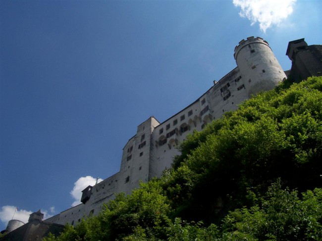 Návštěva města a hradu Salzburg, Berchtesgadenské Alpy, Rakousko