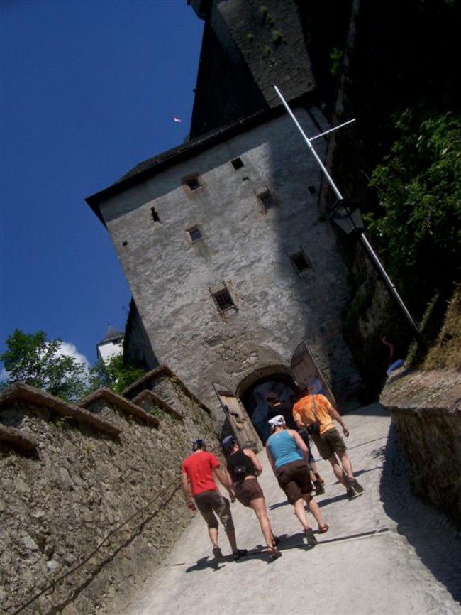 Návštěva města a hradu Salzburg, Berchtesgadenské Alpy, Rakousko