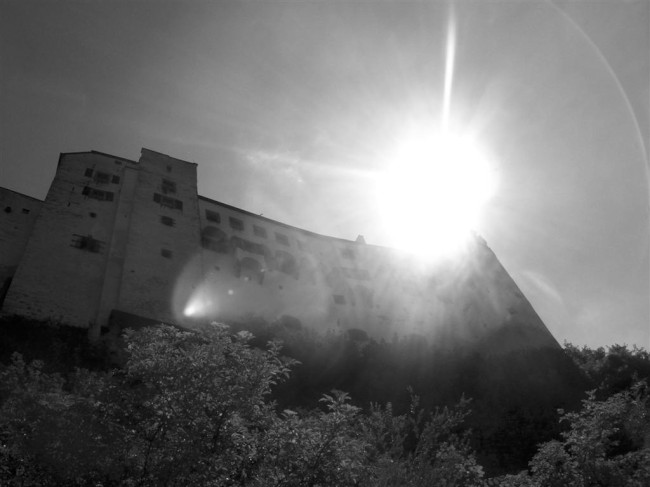 Návštěva města a hradu Salzburg, Berchtesgadenské Alpy, Rakousko