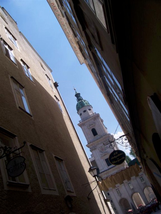 Návštěva města a hradu Salzburg, Berchtesgadenské Alpy, Rakousko