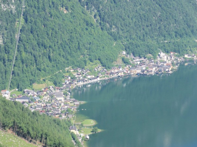 Seewand klettersteig, spodní část, Rakousko, Solná komora, Dachstein, Alpy