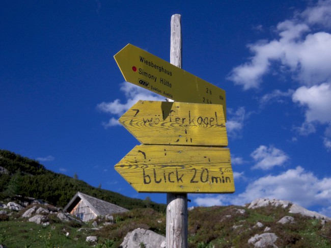Seewand klettersteig, vrchol Auser Schonbichl 1785m, Rakousko, Solná komora, Dachstein, Alpy