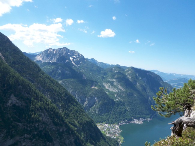 Seewand klettersteig, horní část, Rakousko, Solná komora, Dachstein, Alpy