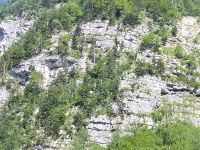 Výstup Echernwand klettersteig, Hallstat, Rakousko, Solná komora, Dachstein, Alpy