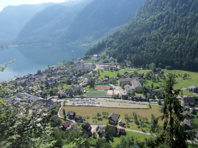 Výstup Echernwand klettersteig, Hallstat, Rakousko, Solná komora, Dachstein, Alpy