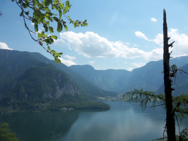 Výstup Echernwand klettersteig, Hallstat, Rakousko, Solná komora, Dachstein, Alpy