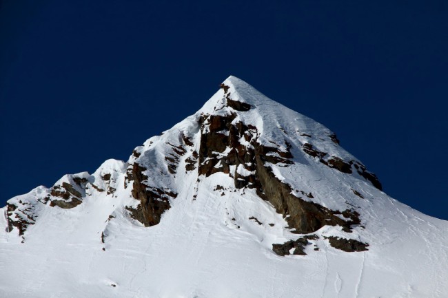 Vrchol Längentaler Weißer Kogel 3218m, Stubaiské Alpy, Rakoukso