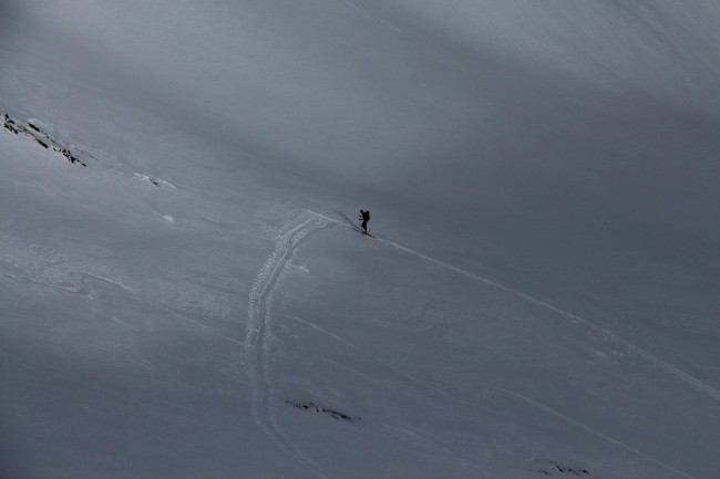 Vrchol Längentaler Weißer Kogel 3218m, Stubaiské Alpy, Rakoukso