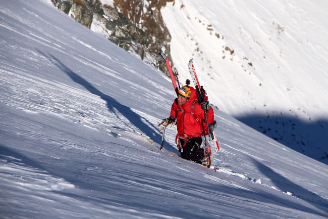 Výstup na Zuckerhütl (3507 m), Stubaiské Alpy, Rakousko