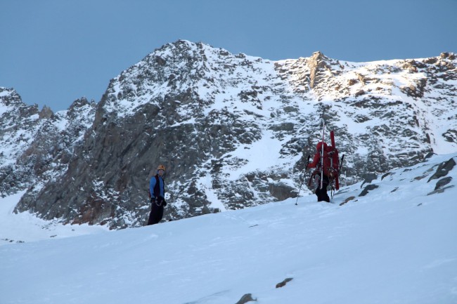 Výstup na Zuckerhütl (3507 m), Stubaiské Alpy, Rakousko