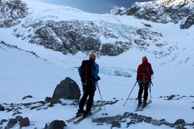 Výstup na Zuckerhütl (3507 m), Stubaiské Alpy, Rakousko