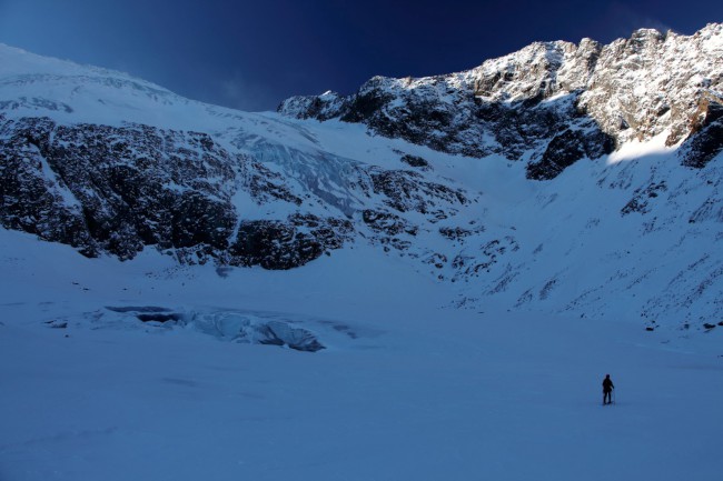 Výstup na Zuckerhütl (3507 m), Stubaiské Alpy, Rakousko