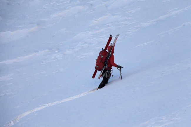 Výstup na Zuckerhütl (3507 m), Stubaiské Alpy, Rakousko