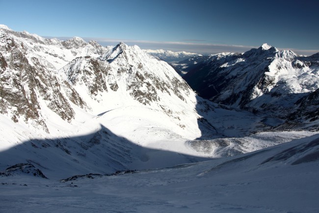 Výstup na Zuckerhütl (3507 m), Stubaiské Alpy, Rakousko