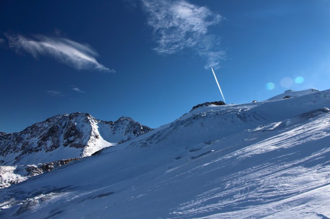 Výstup na Zuckerhütl (3507 m), Stubaiské Alpy, Rakousko
