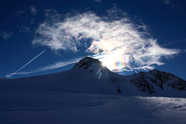 Výstup na Zuckerhütl (3507 m), Stubaiské Alpy, Rakousko