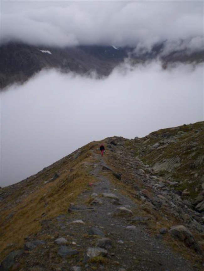 Výstup na Schrankogel (3496 m), Stubaiské Alpy, Tyrolsko, Rakousko