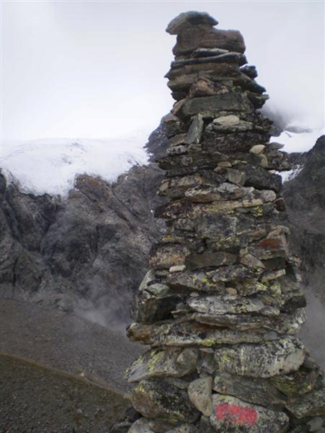 Výstup na Schrankogel (3496 m), Stubaiské Alpy, Tyrolsko, Rakousko