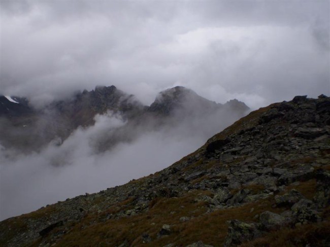 Výstup na Schrankogel (3496 m), Stubaiské Alpy, Tyrolsko, Rakousko